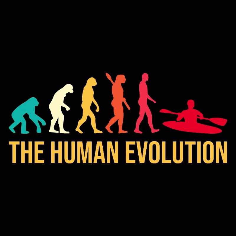 Evolution Graphic Kayaking Canoe Rowing Rower Padd