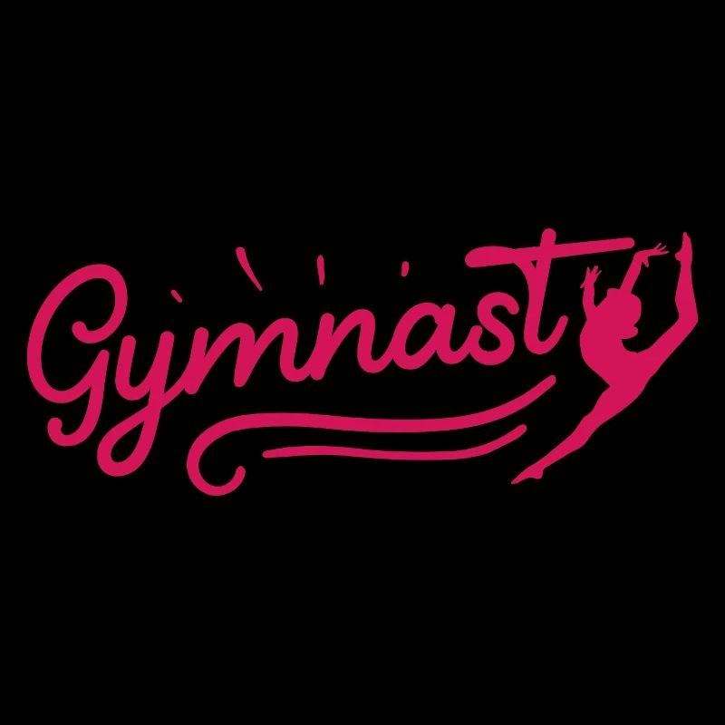Retro Graphic Gymnast Gymnastics Acrobat Acrobatic