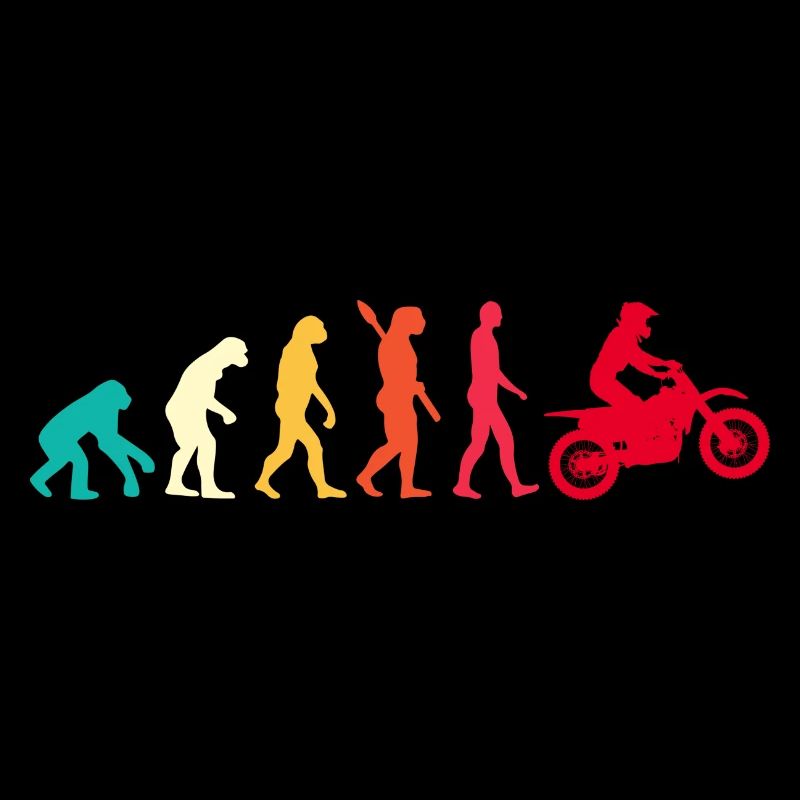 Evolution Graphic Dirt Biker Motorcycle Enduro Mot
