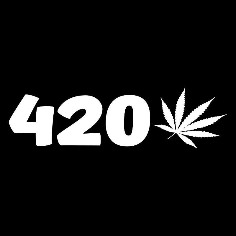 420 mit Hanfblatt