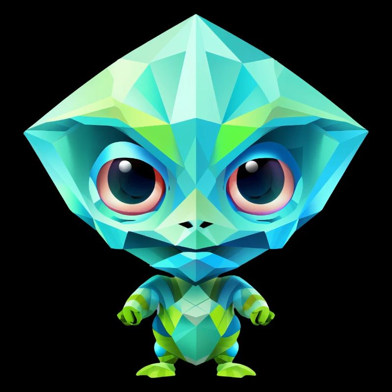 Polygone vert extraterrestre extraterrestre