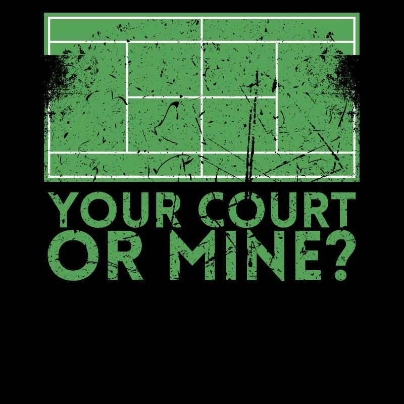 Ihr Platz- Oder Minendesign Für Tennisspieler Oder