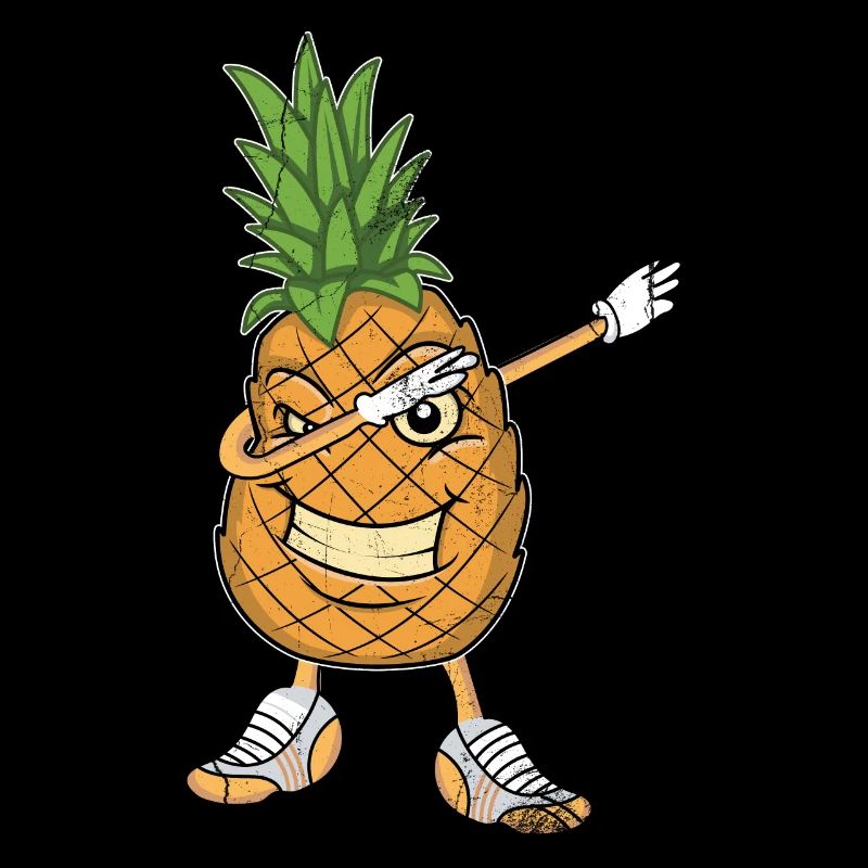 Dabbing pineapple design For beach lovers