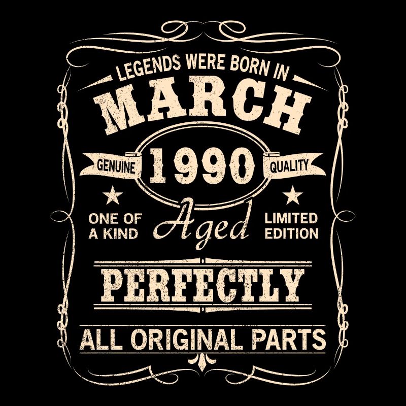 Millésime Mars 1990 Anniversaire