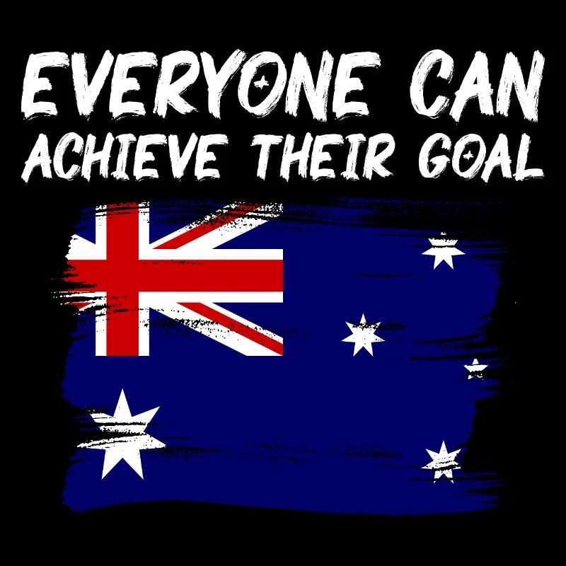 Drapeau de l’Australie sous le drapeau australien