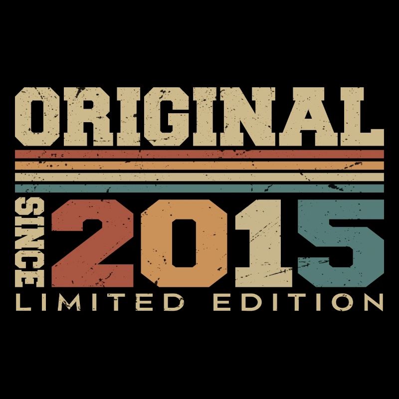 Original 2015 Rétro Cadeau 9e Anniversaire 2015