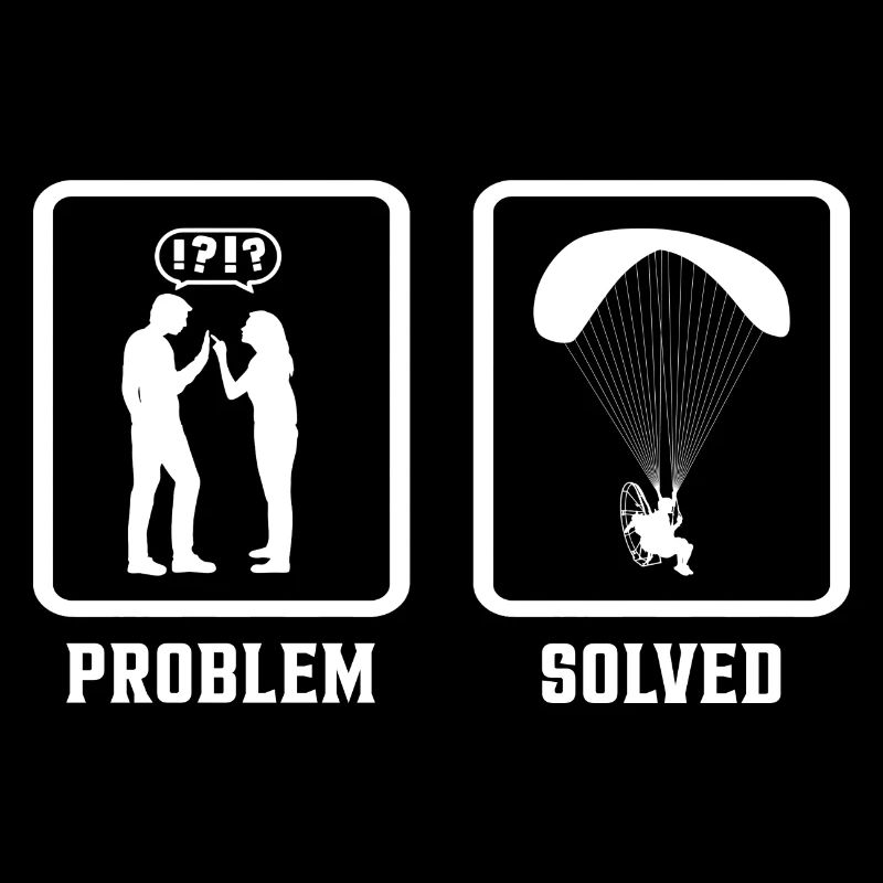 Problem Solved Paragliding Parachute Paraglider Sk