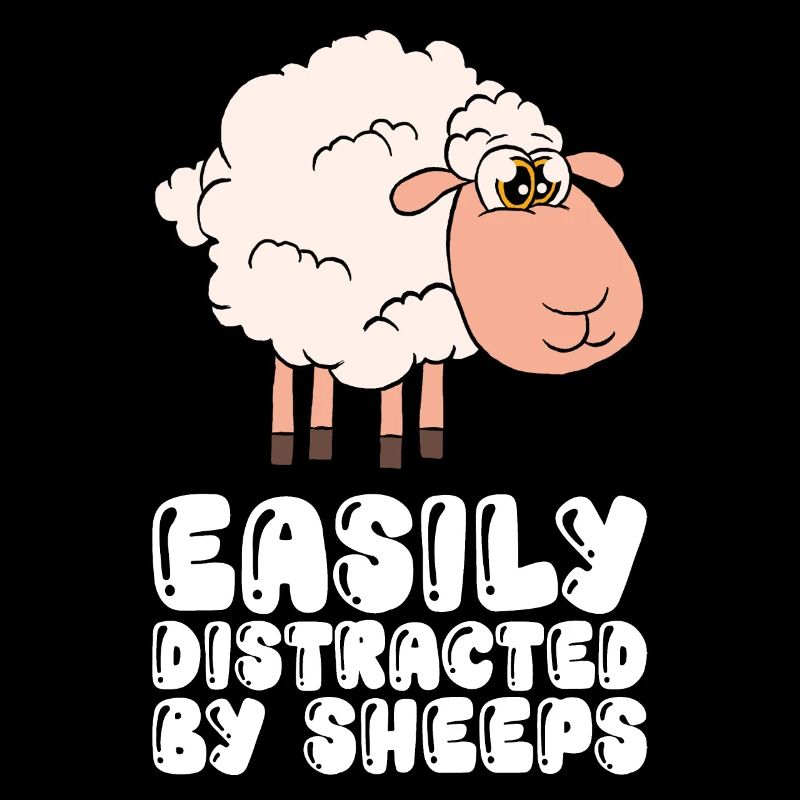 Facilement distrait par les moutons