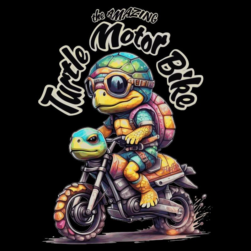 Biker turtle - 2