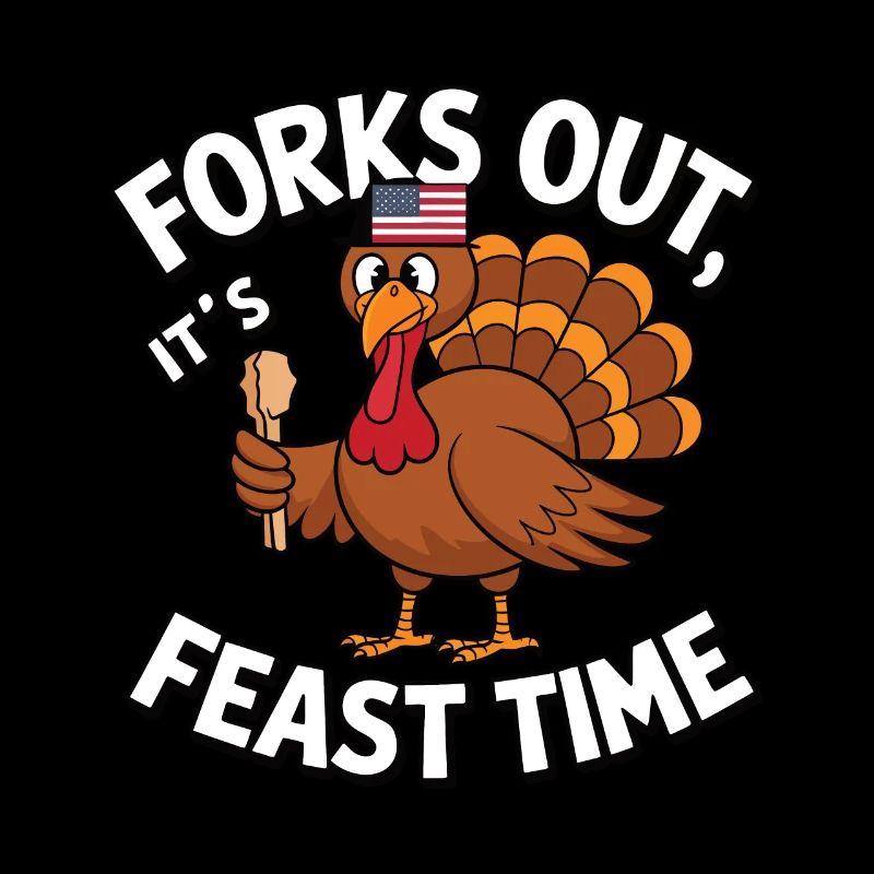 Dinde drôle de Thanksgiving