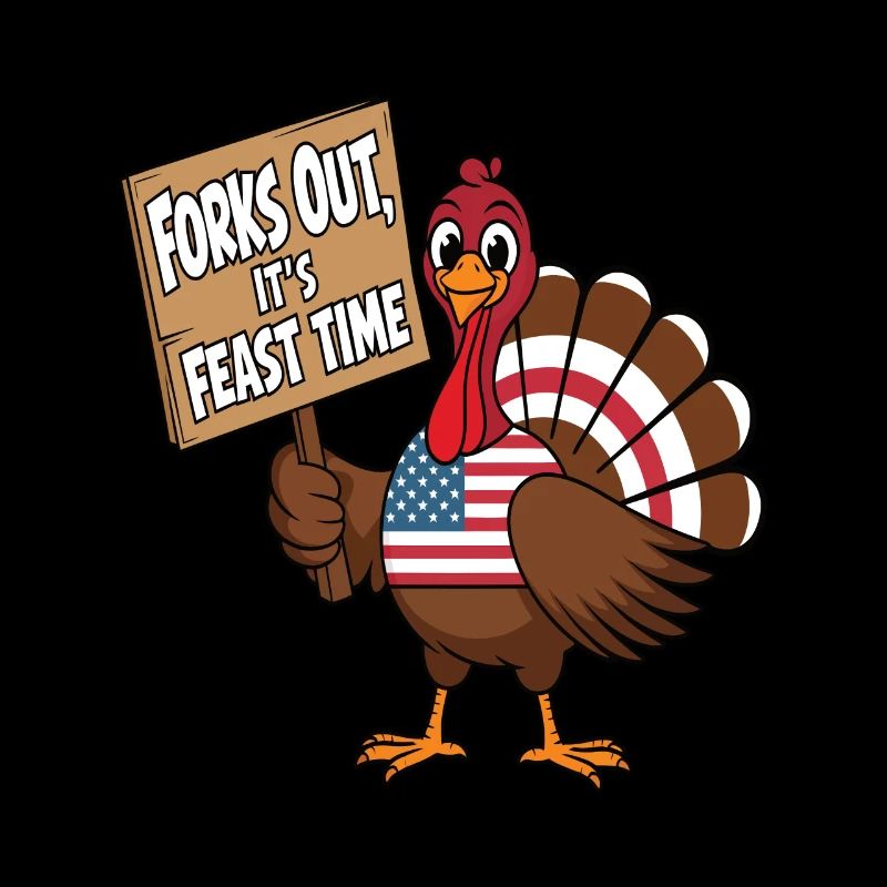 Dinde drôle de Thanksgiving