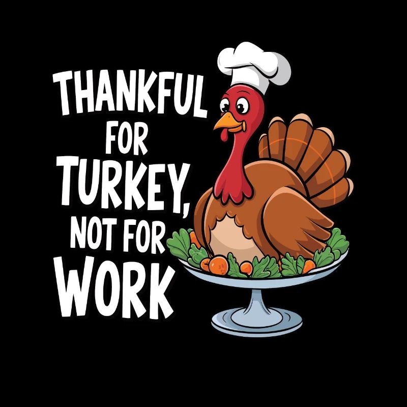Dinde drôle de Thanksgiving