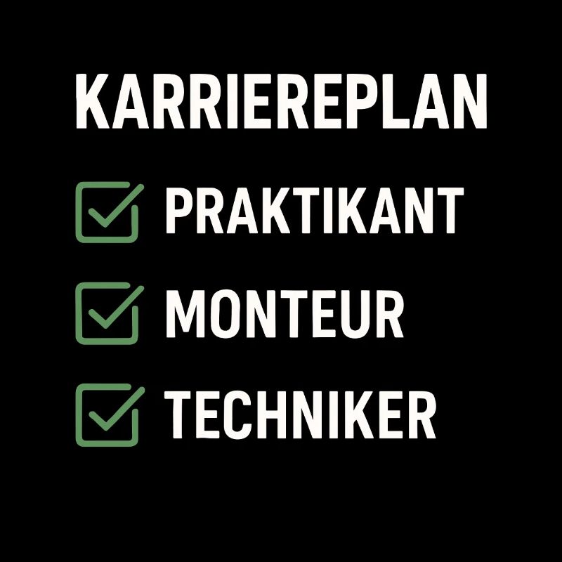 Karriereplan Praktikant bis Techniker