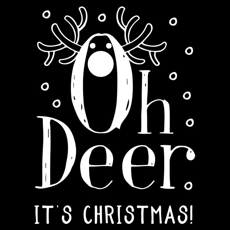 Oh Deer It s Chritsmas - Noël des rennes