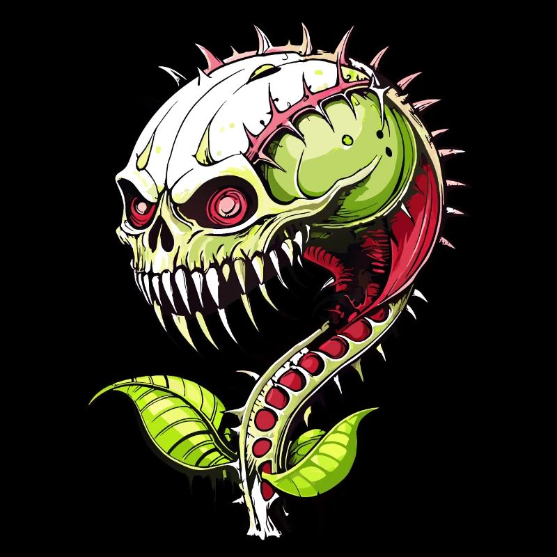 Venus flytrap Skull // Venusfliegenfalle FS0158
