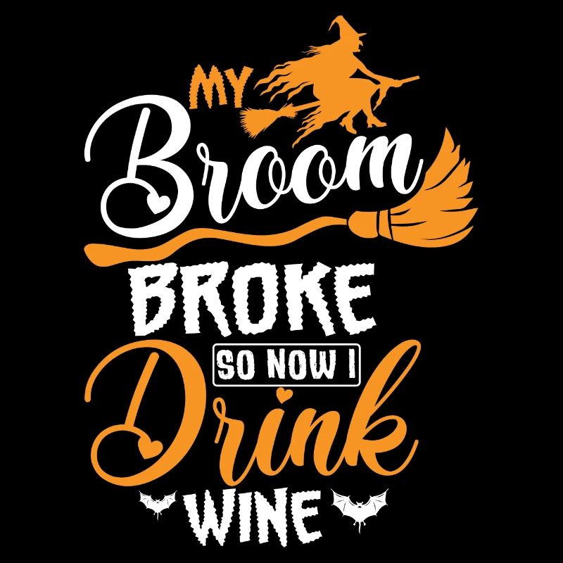 Halloween - Pas de balai, mais du vin