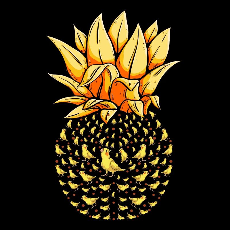 Tier Geschenk Ananas Nymphensittich