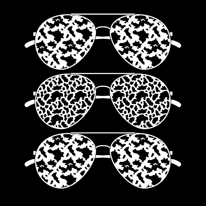 Cow Pattern Sunglasses Cow Stains Gift Cow