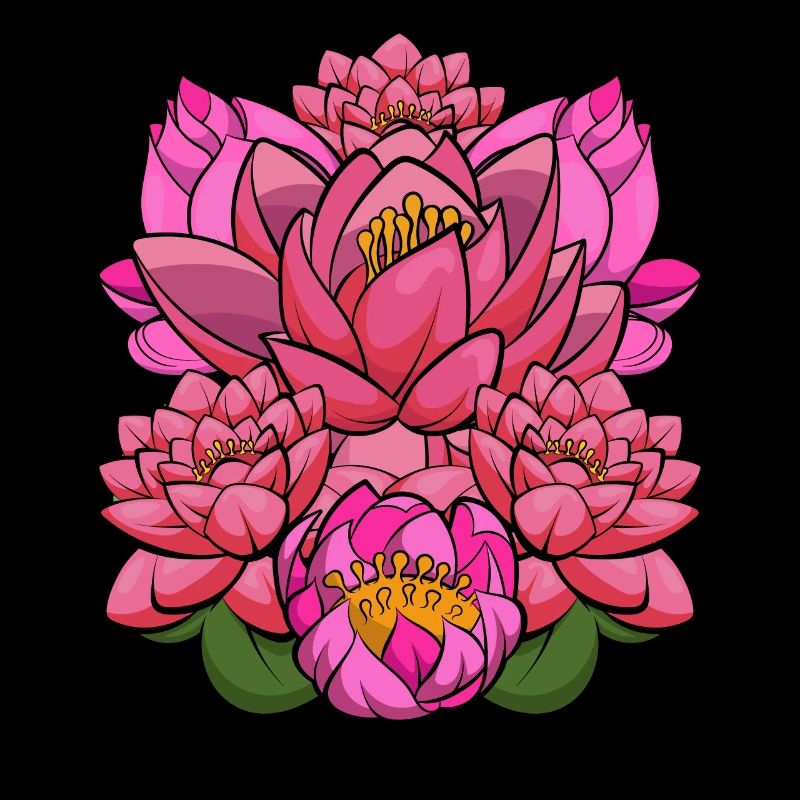 Botaniker Lotus Blüten Gärtner Geschenk Botanik