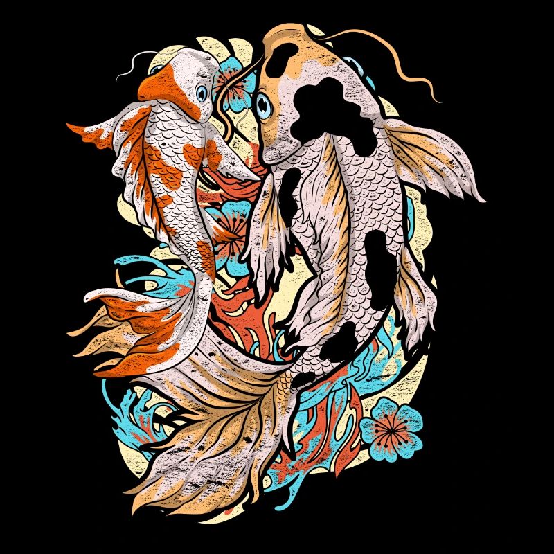 Japanese Koi Fish Farmer Gift Koi Carp
