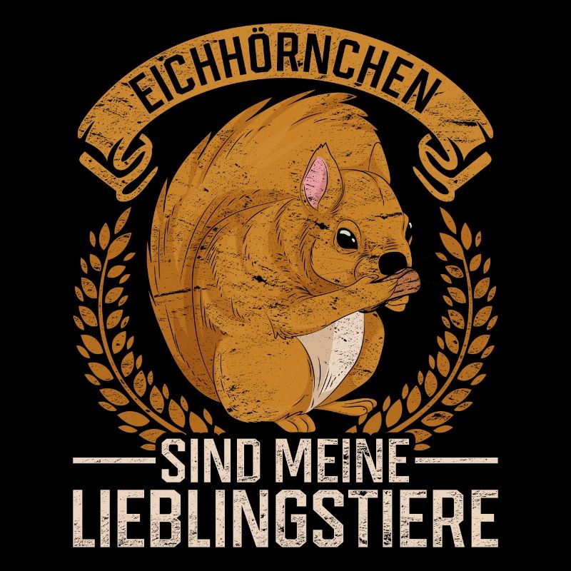 Eichhörnchen sind meine Lieblingstiere Wald Tier