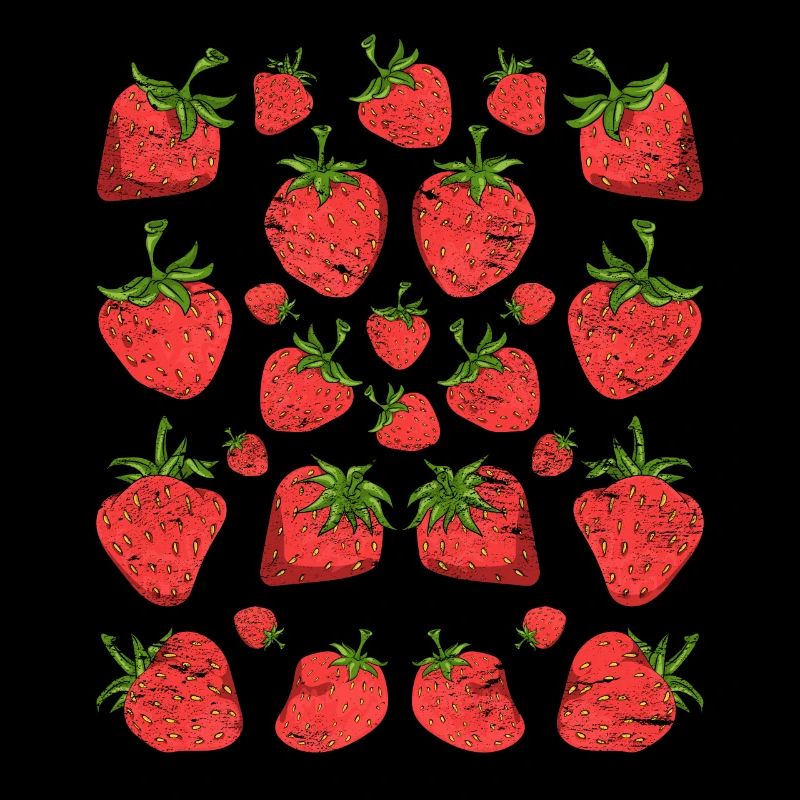 Erdbeeren Rote Beeren Obst Geschenk Erdbeere