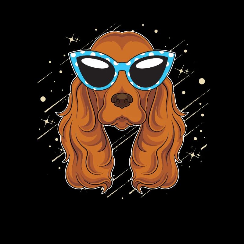 Hundebesitzer Sonnenbrille Geschenk Cocker Spaniel
