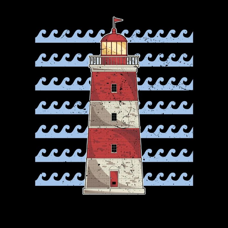 Mer vagues océan cadeau phare