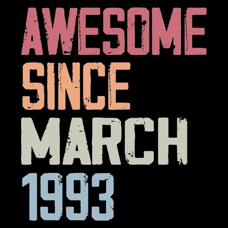 1993 Mars Naissance Anniversaire Mars 1993 Cadeau