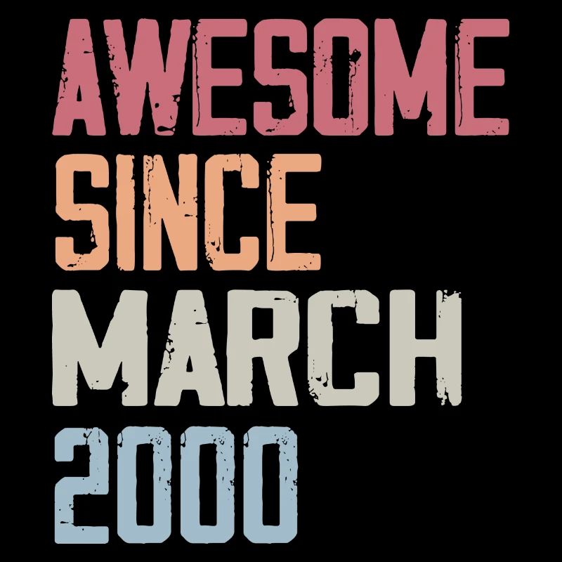 2000 Mars Naissance Anniversaire Mars 2000 Cadeau