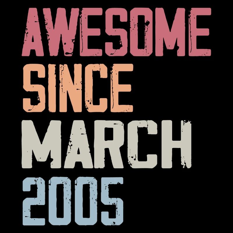 2005 Mars Naissance Anniversaire Mars 2005 Cadeau