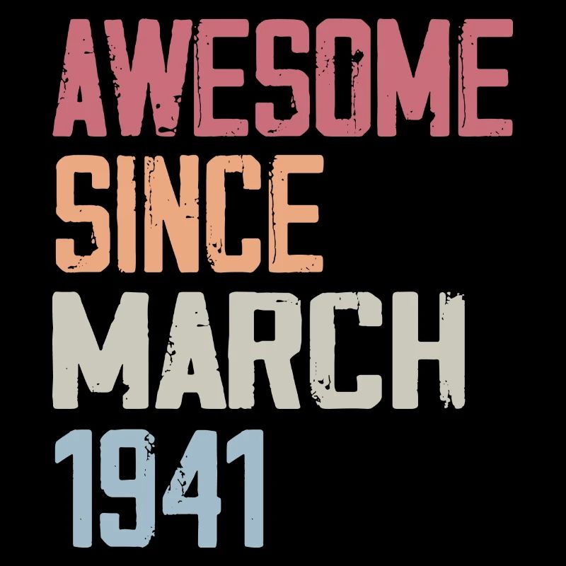 1941 Mars Naissance Anniversaire Mars 1941 Cadeau