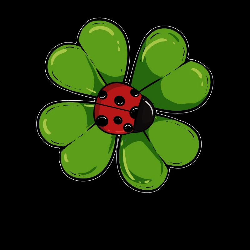 Ladybug Shamrock Clover Mindfull Ladybird Mindful