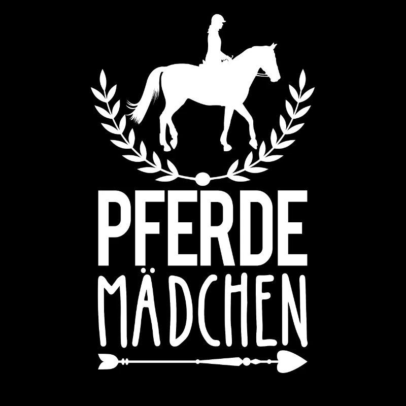 Pferde Mädchen Reiterin Reiten Spruch Geschenk