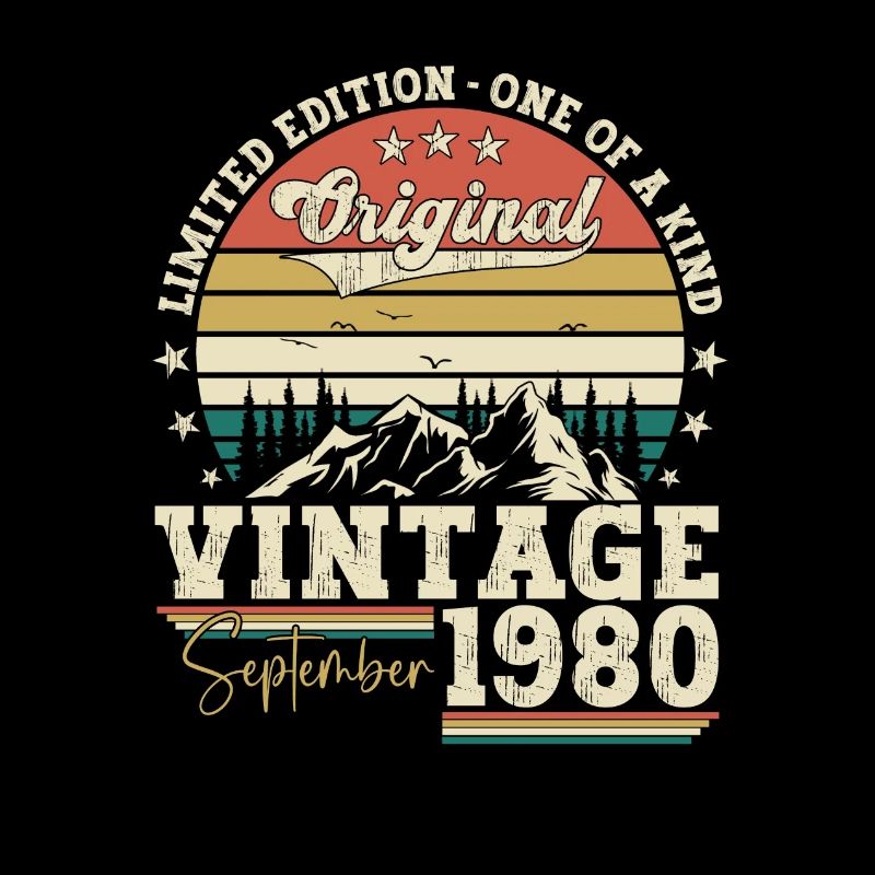 Septembre Né 1980 42e anniversaire Cadeau