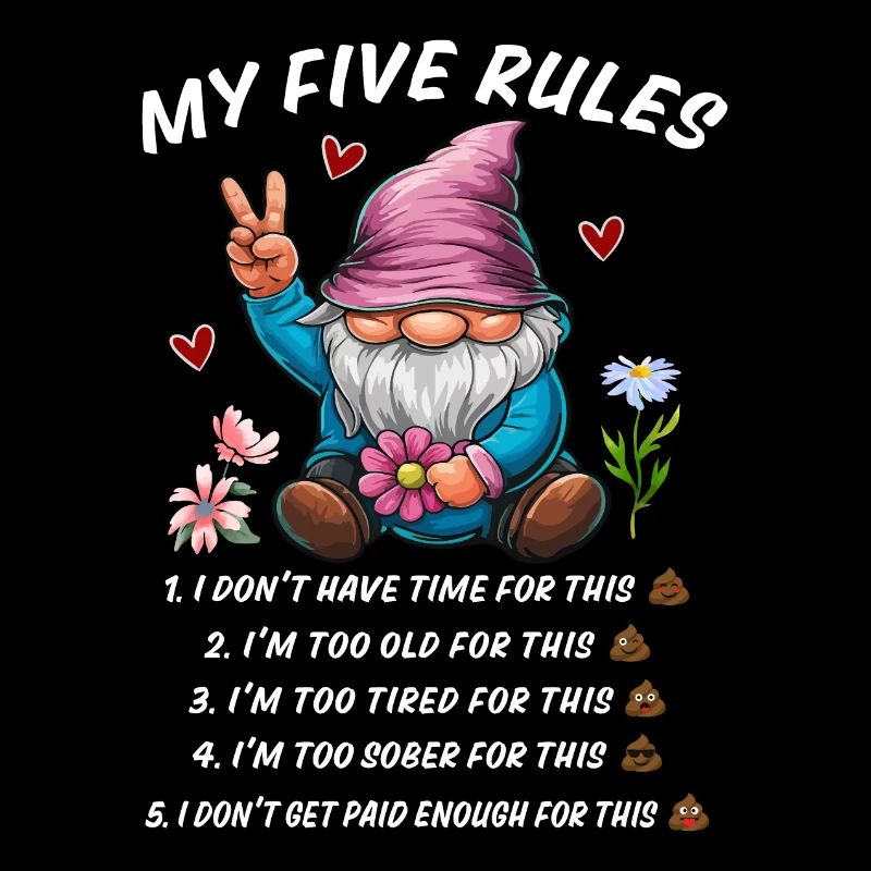 5 Regeln eines lustigen Gnoms