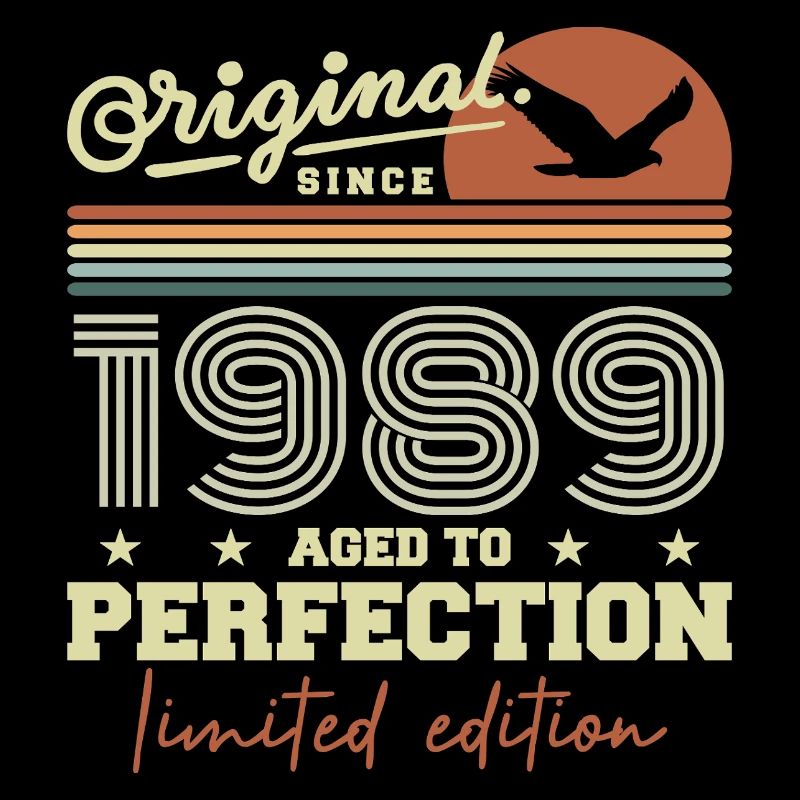 Original 1989 Geburtstagsgeschenk 1989 Retro 1989