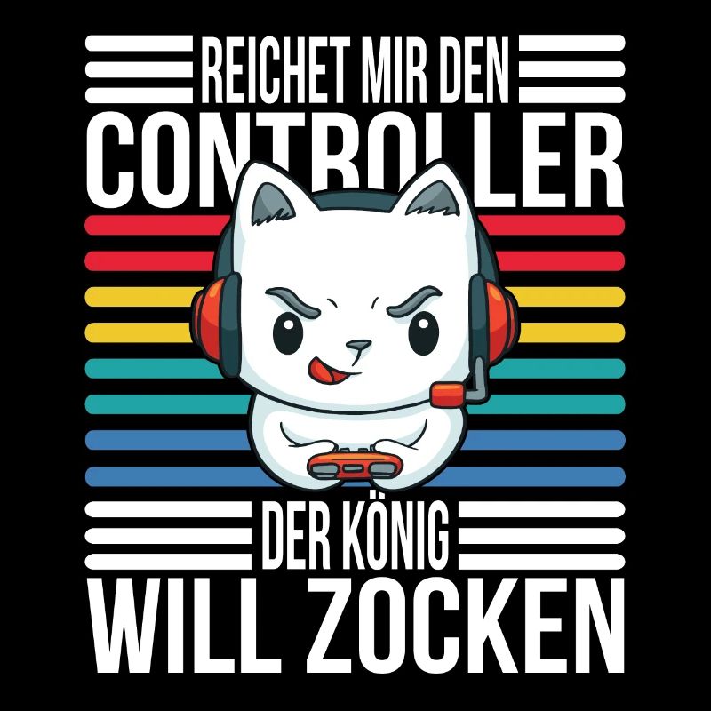 Gaming Cat Reichet mir den Controller