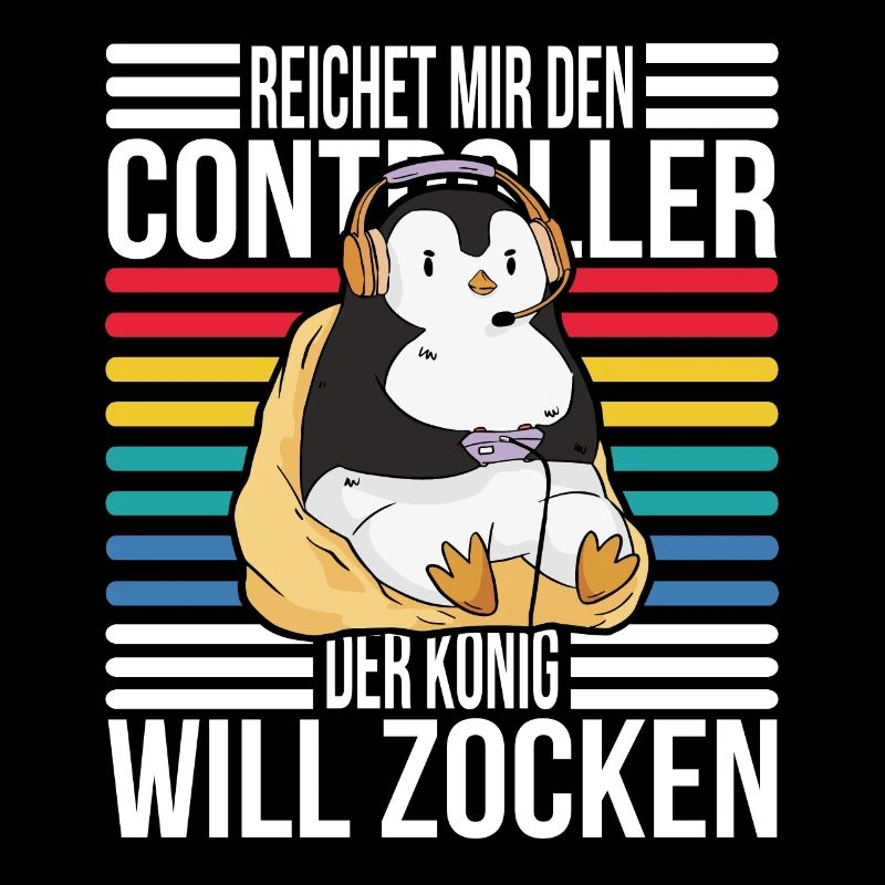Reichet mir den Controller König Gaming Zocken
