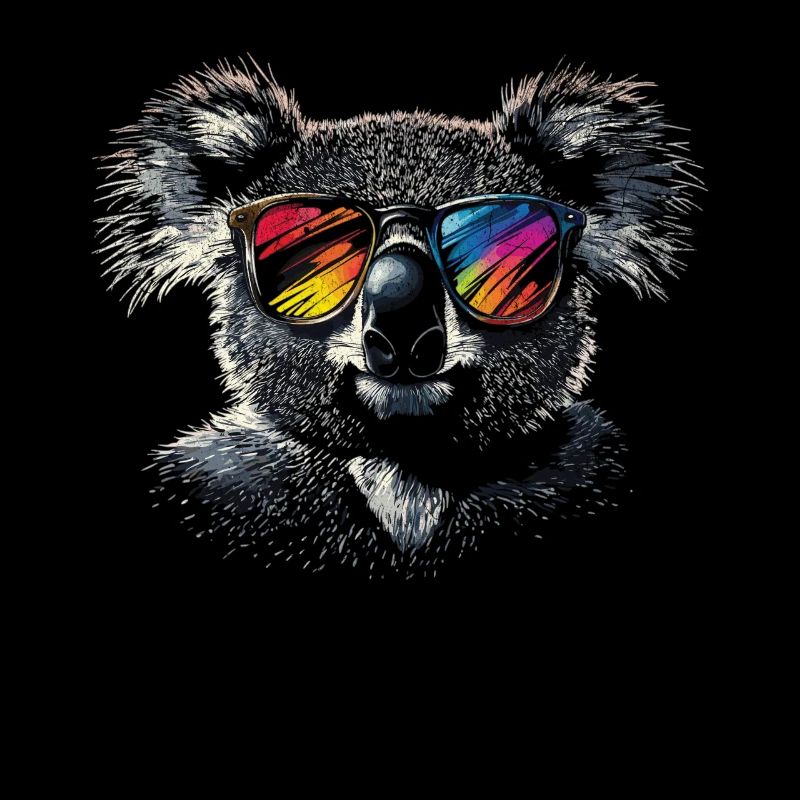 Koala avec lunettes de soleil