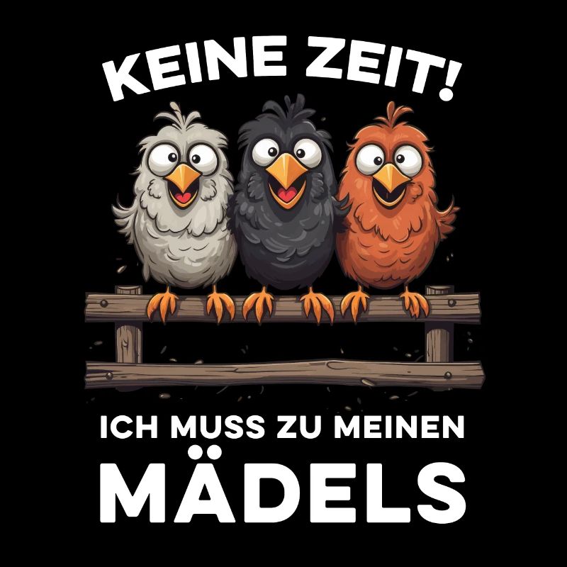 Witziger Spruch Landwirt Bauer Hühner Henne