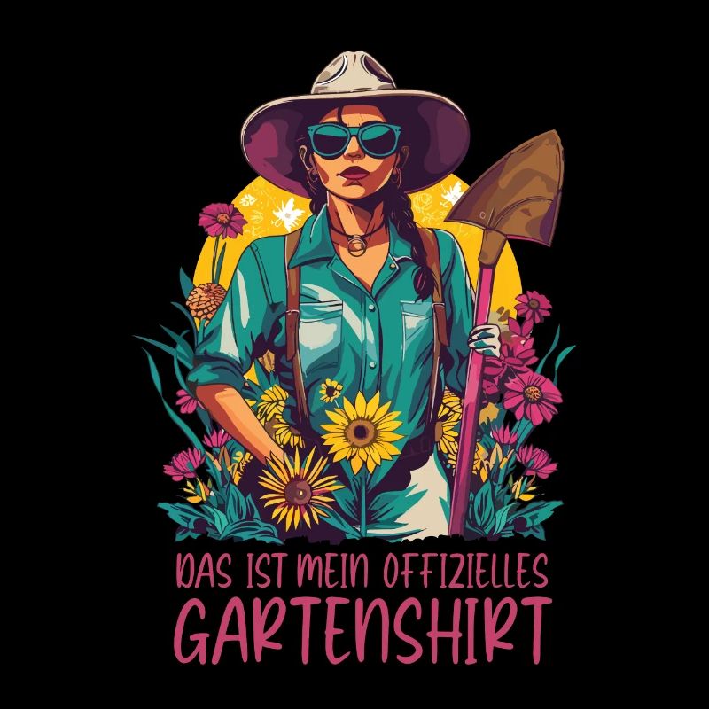 Offizielles Gartenshirt Muttertag Mama Gärtner