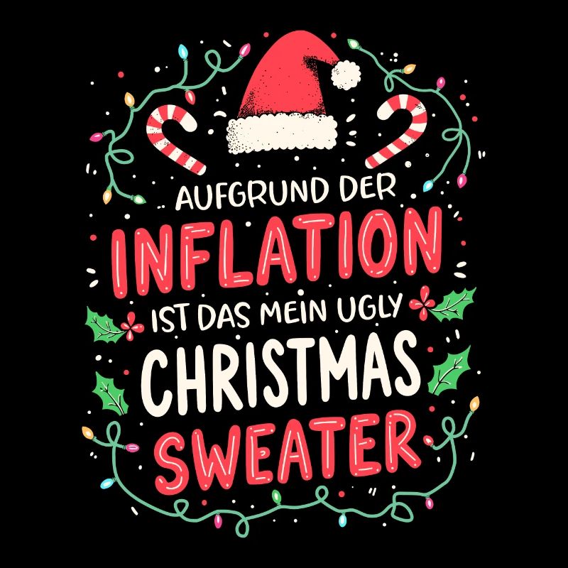 Inflation Ugly Noël Weihnachts Pull