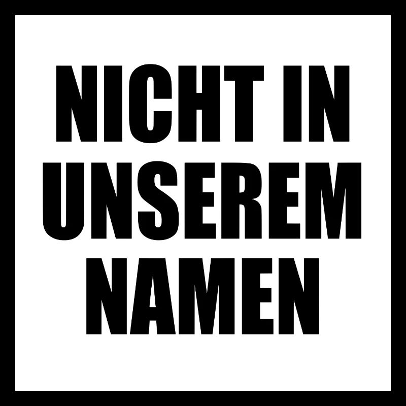 Not in my name