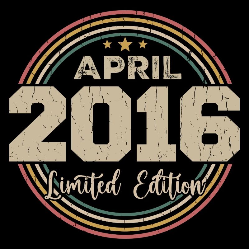 April 2016 Geburtstagsgeschenk April 2016 Retro