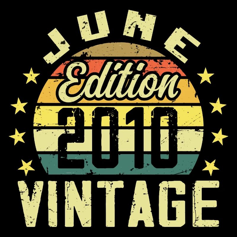 Juni 2010 Juni Retro Geburtstagsgeschenk Juni 2010
