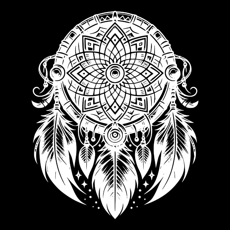 Old Dreamcatcher Cult Object Feather Style