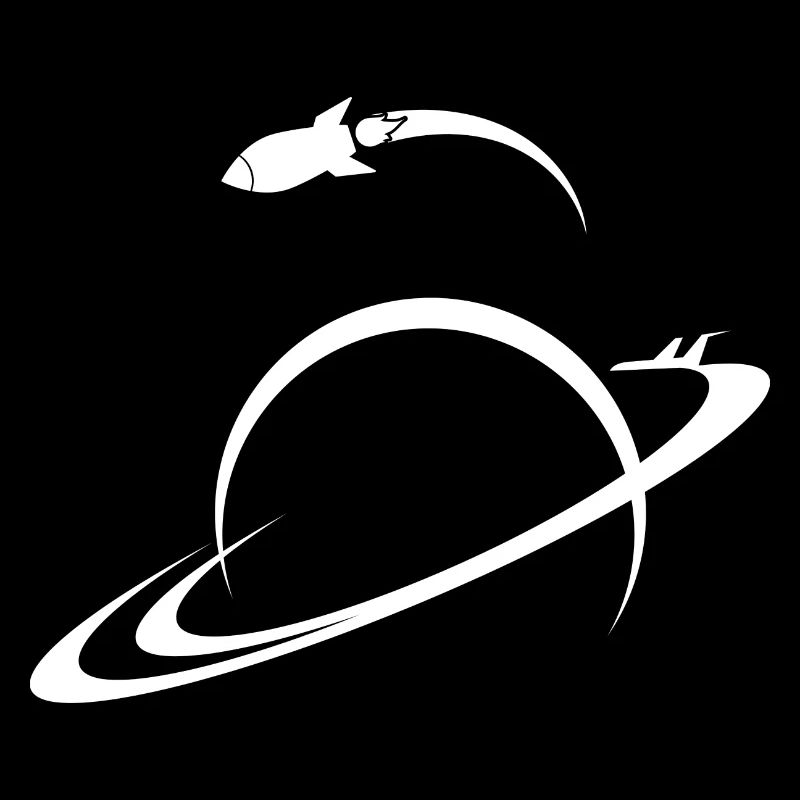 Space Ship Planet Earth Saturn Universe Shuttle