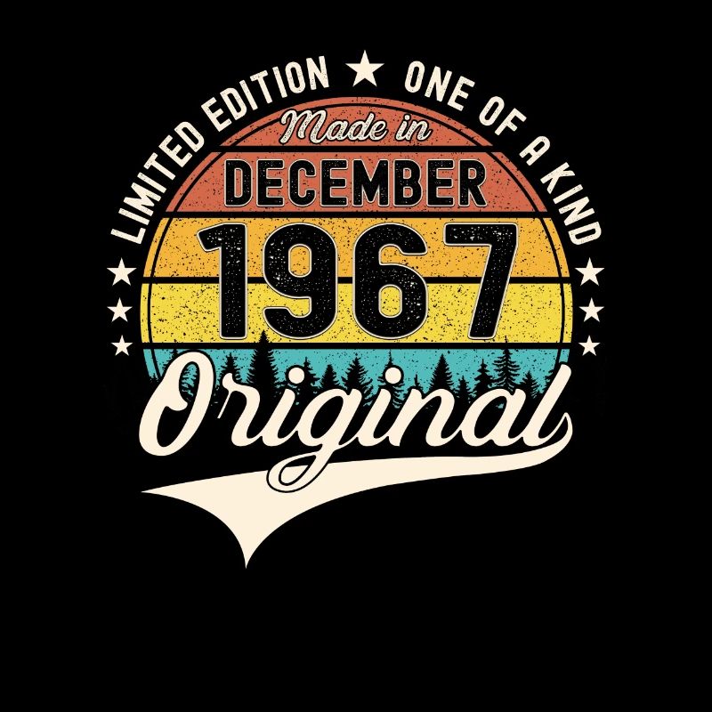Cadeau original du 55e anniversaire de décembre 1967