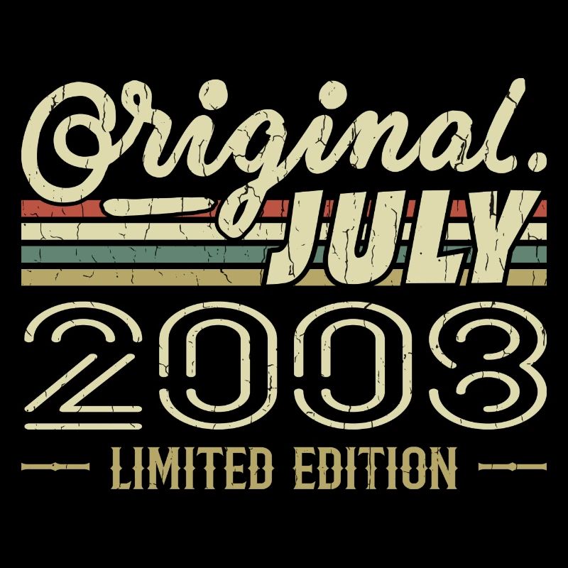 Juli 2008 Original Geburtstagsgeschenk 2008